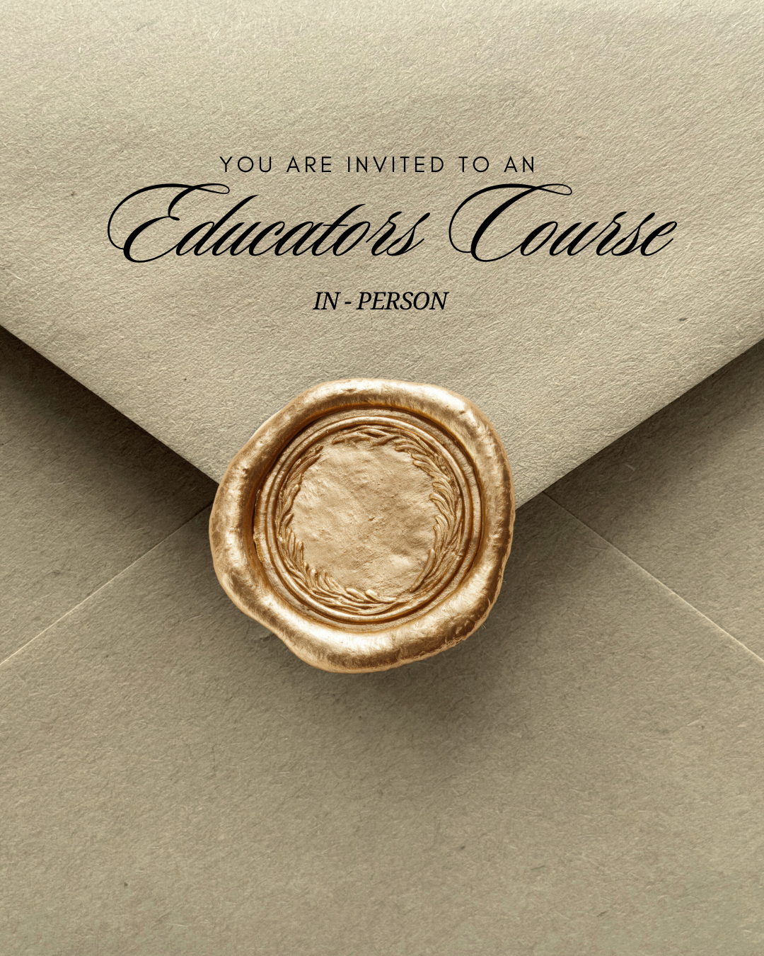 In - Person Educators course ( Train the Trainer )